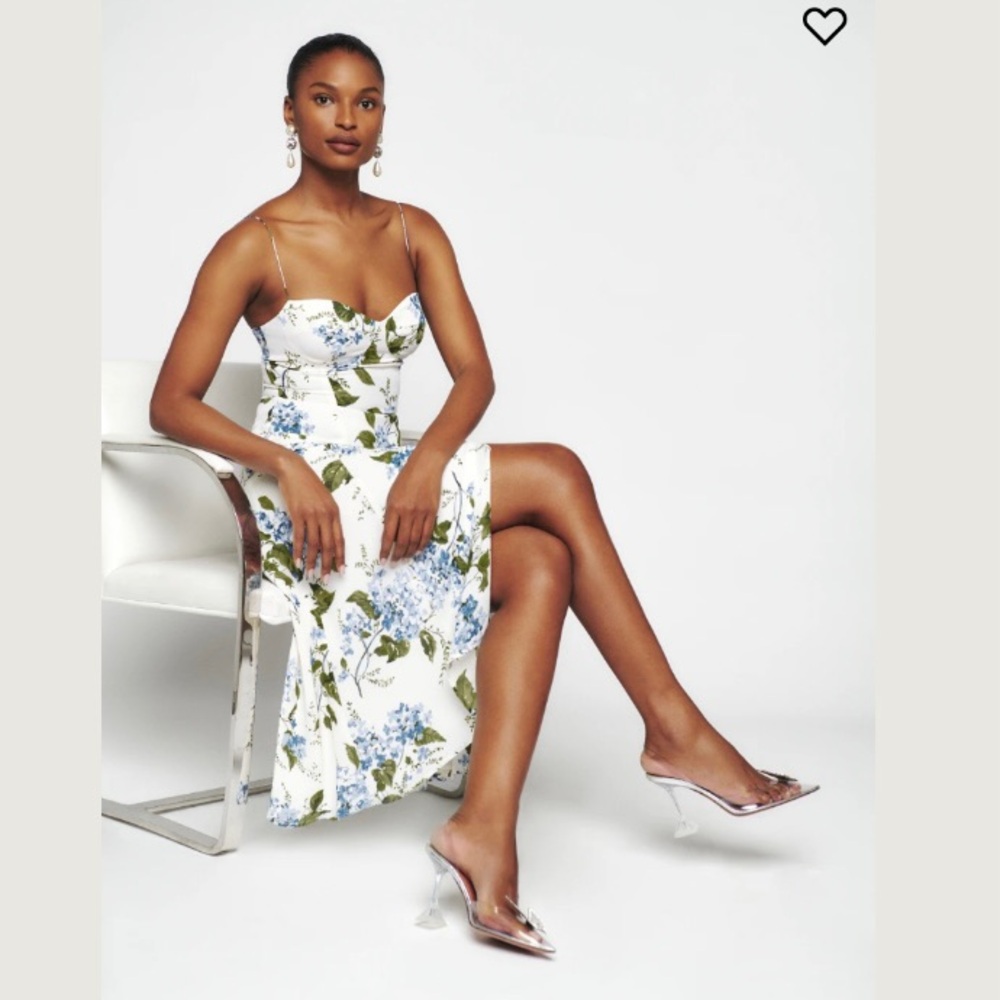 🌿|NWT| Reformation Juliette Dress in Riviera